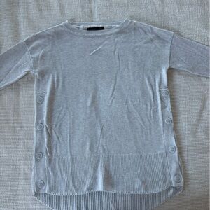 Light blue Tahari sweater.